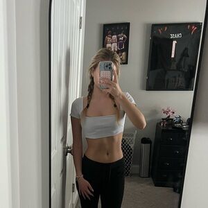 Zara White Women's Crop Top